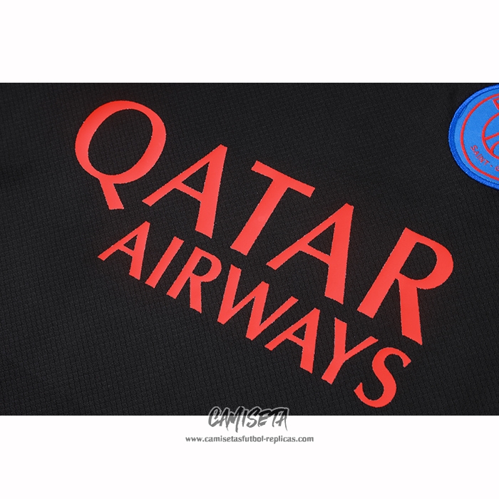 Chandal del Paris Saint-Germain 2026-2027 Manga Corta Negro - Pantalon Corto